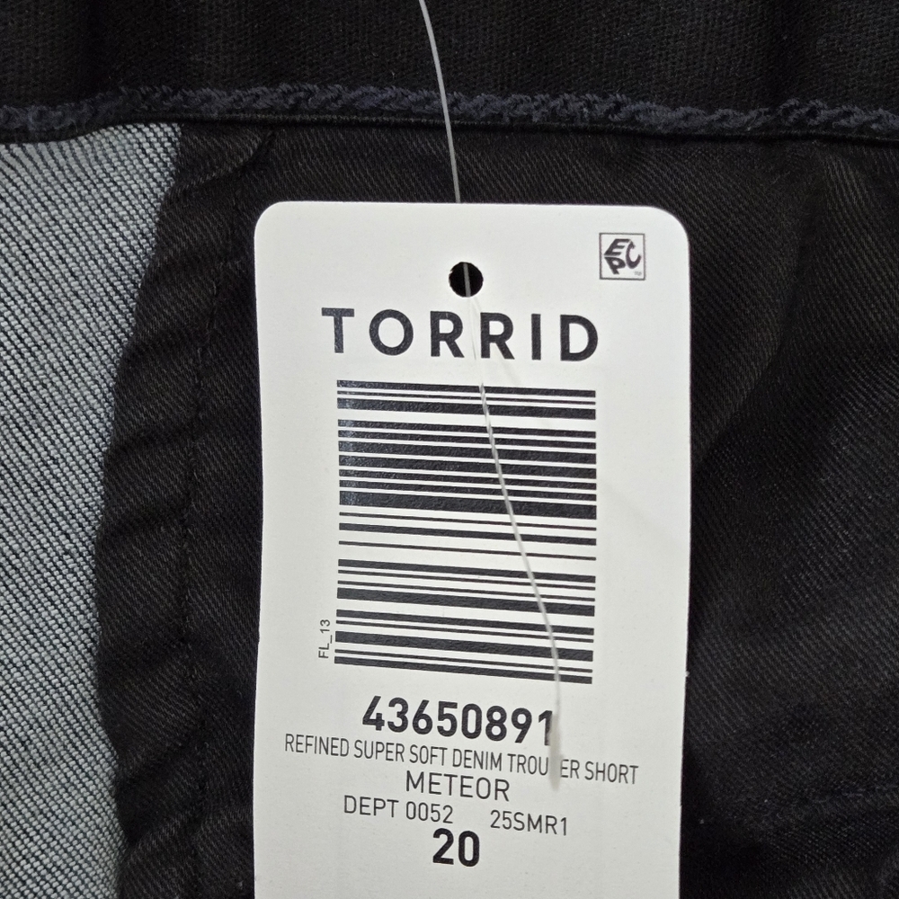 Torrid Refined Denim Trouser Shorts - Picture 12 of 13